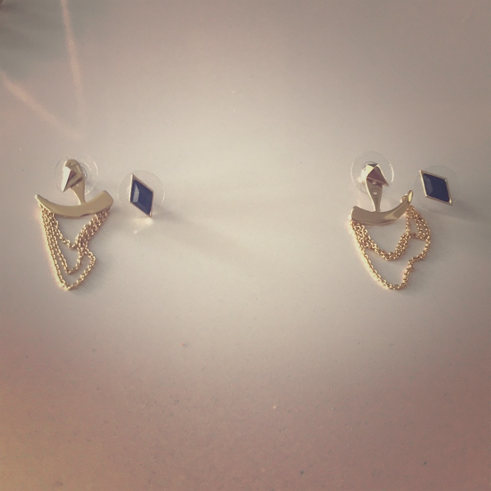 Cute jacket earrings Stella and dot